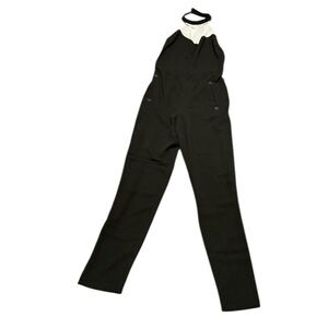 Guess tuxedo style jumpsuit halter top